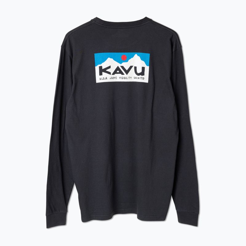 Лонгслів чоловічий KAVU Etch Art. black 2