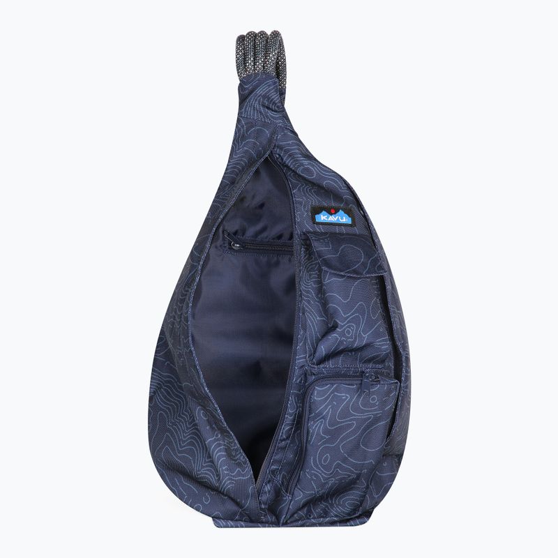 Рюкзак міський KAVU Rope Sling 10 л navy topo 3
