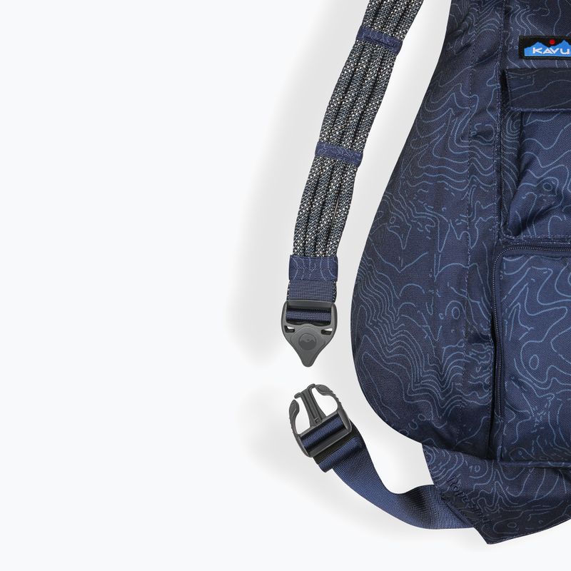 Рюкзак міський KAVU Rope Sling 10 л navy topo 4