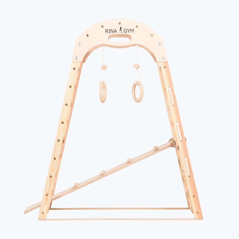 Трикутник гімнастичний для лазіння RINAGYM Kids 2 natural 6
