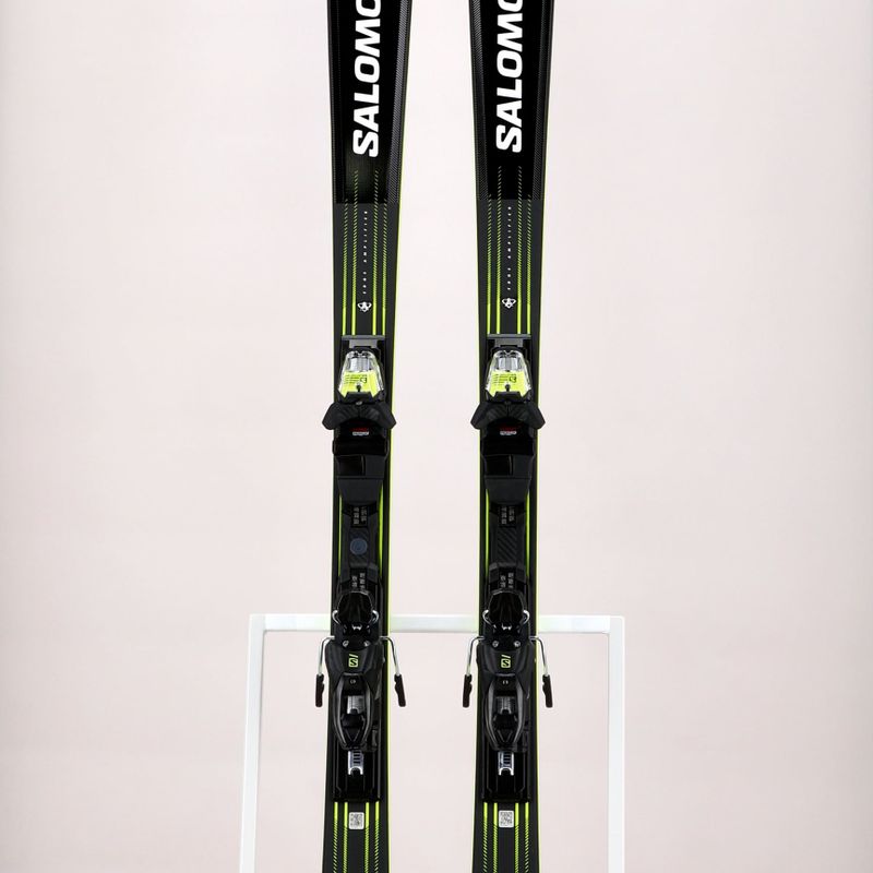 Лижі гірські Salomon S Max 10 + M11 GW чорно-жовті L47055700 11