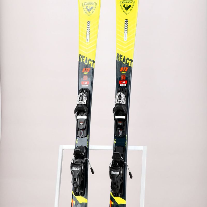 Лижі гірські Rossignol React RTX + Xpress 10 GW yellow/black 13