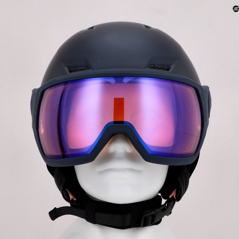 Шолом лижний жіночий Salomon Icon LT Visor Photo Sigma S1-S3 синій L41529800 15