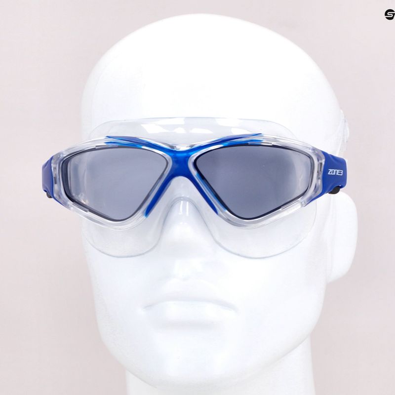 Маска для плавання ZONE3 Vision Max blue/clear SA18GOGVI 10