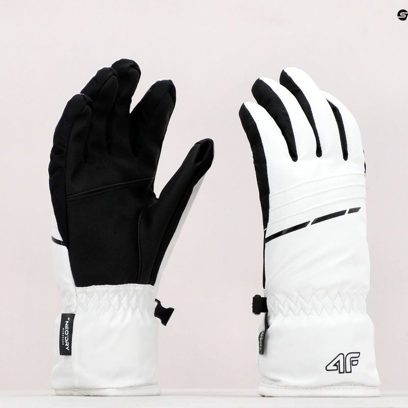 Рукавиці лижні жіночі 4F RED002 white 10