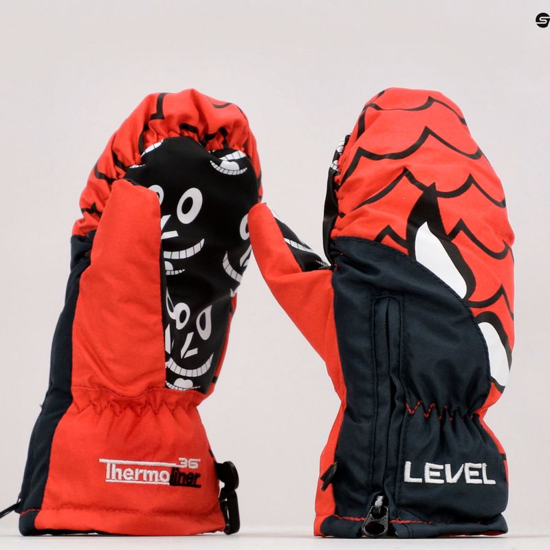 Рукавиці лижні дитячі Level Lucky Mitt червоні 4146JM.20 10