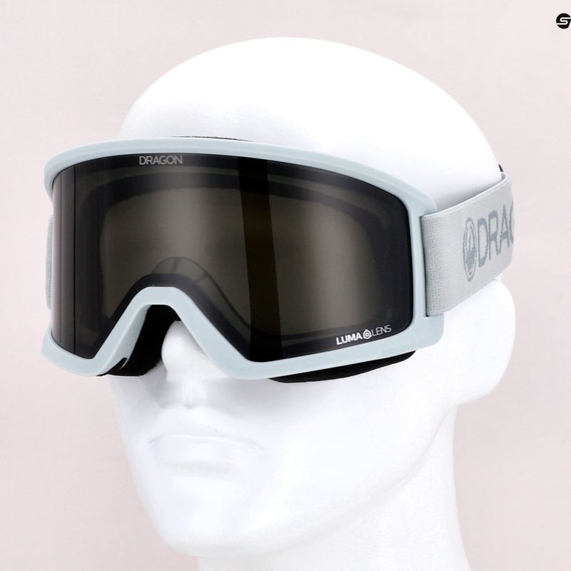 Маска лижна  DRAGON DX3 OTG light salt/lumalens dark smoke 40497-456 7