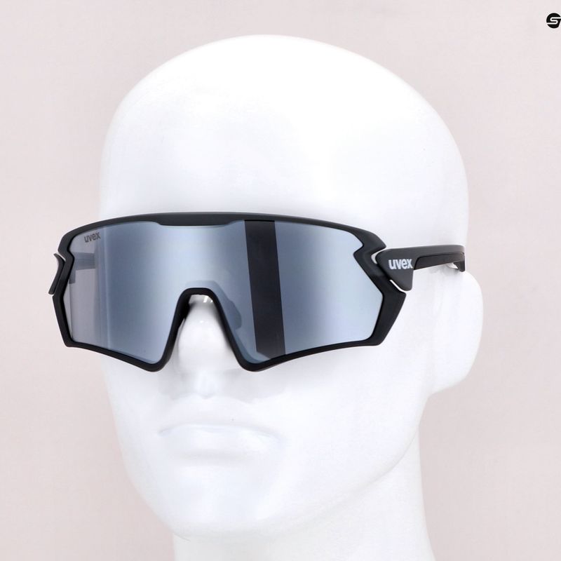 Окуляри велосипедні UVEX Sportstyle 231 grey black mat/mirror silver S5320652506 7