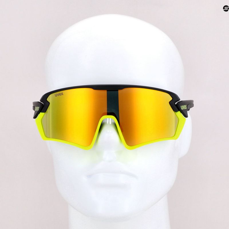 Окуляри велосипедні UVEX Sportstyle 231 black yellow mat/mirror yellow S5320652616 7