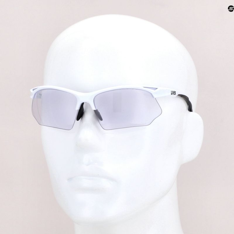 Окуляри велосипедні UVEX Sportstyle 802 V white/variomatic smoke 53/0/872/8801 7