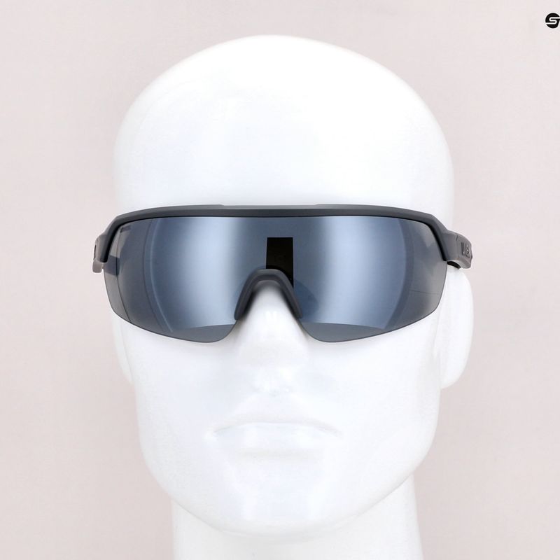 Окуляри велосипедні UVEX Sportstyle 227 grey mat/mirror silver S5320665516 12