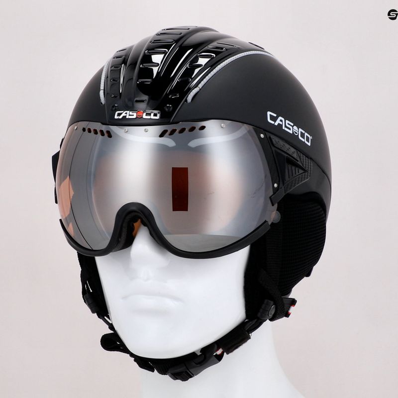 Шолом лижний CASCO SP-2 Carbonic Visor black 11