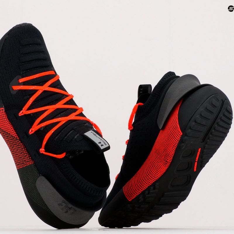 Кросівки для бігу чоловічі Under Armour UA HOVR Phantom 3 RFLCT чорно-червоні 3025518 18