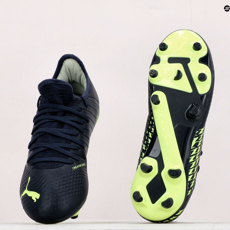 Футбольні бутси дитячі PUMA Future Z 4.4 FG/AG Jr чорно-зелені 107014 01 9