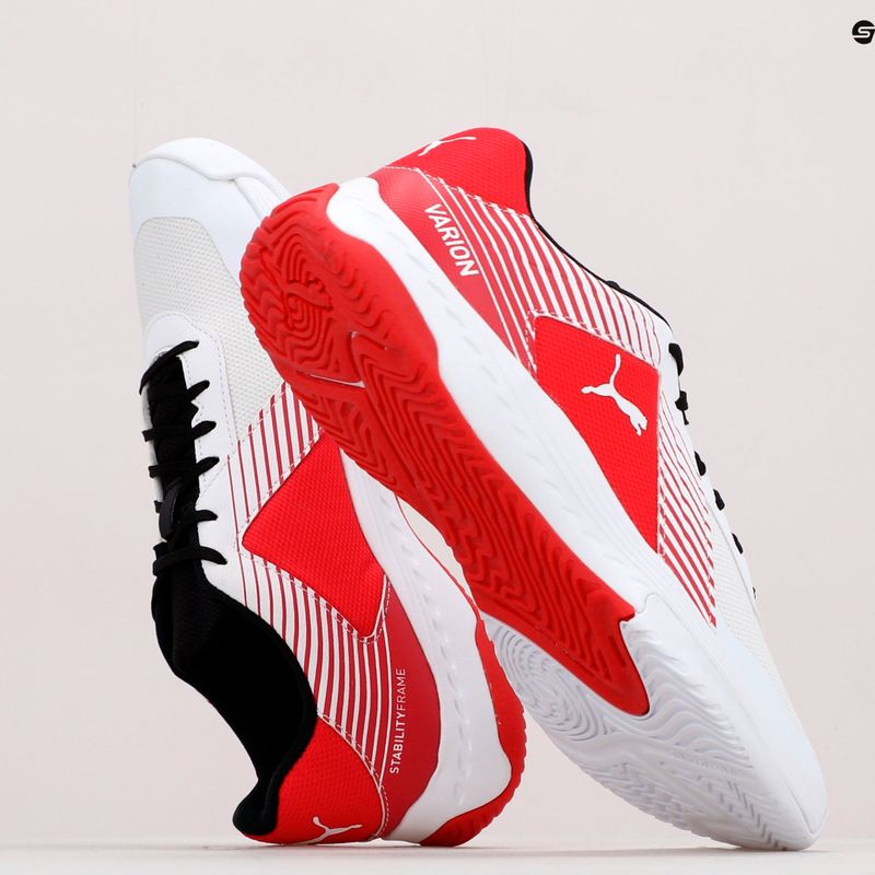 Кросівки волейбольні PUMA Varion біло-червоні 106472 07 10