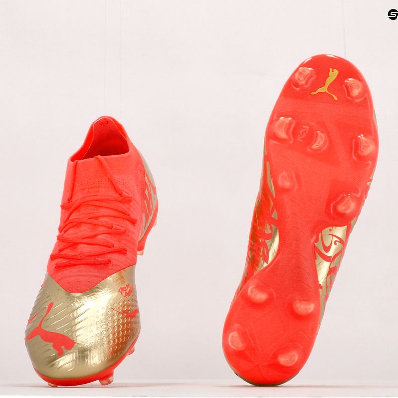 Футбольні бутси дитячі PUMA Future Z 3.4 Neymar Jr. FG/AG помаранчево-золоті 107107 01 13