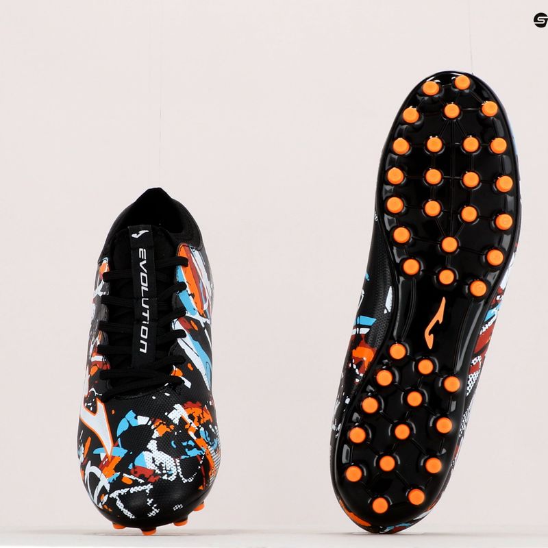 Футбольні бутси чоловічі Joma Evolution AG чорно-кольорові EVOS2331AG 12