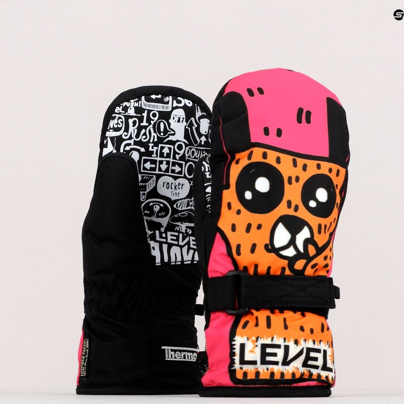 Рукавиці лижні дитячі Level Junior Mitt рожеві 4152JM 12