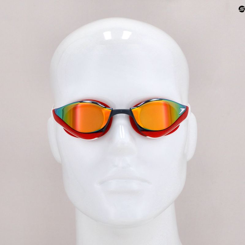 Окуляри для плавання Speedo Fastskin Pure Focus Mirror white/phoenix red/usa charcoal 68-11778H224 11