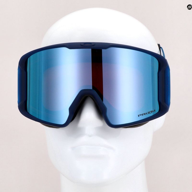 Маска лижна Oakley Line Miner matte poseidon/prizm snow sapphire iridium OO7070-92 11