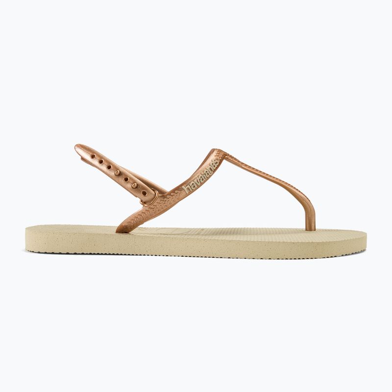 Жіночі босоніжки Havaianas Twist пісочно-сірі 2