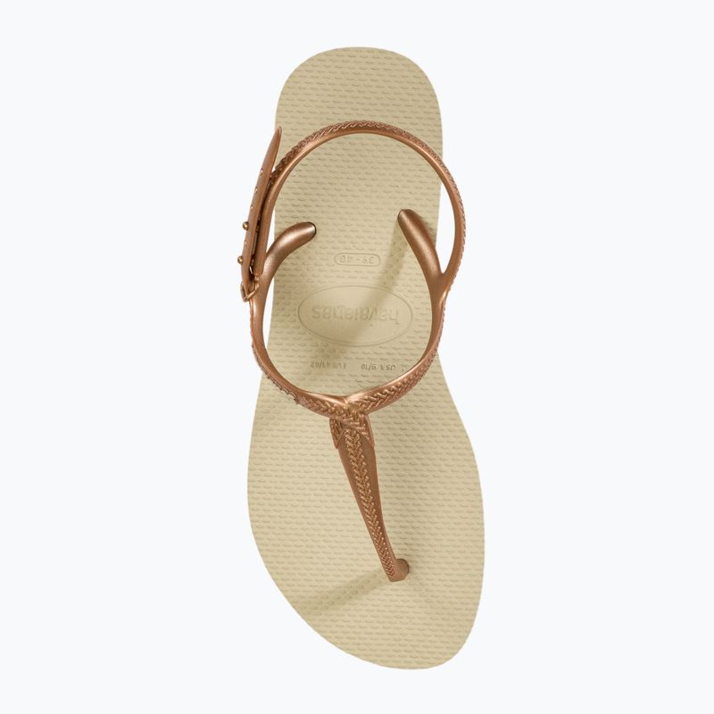 Жіночі босоніжки Havaianas Twist пісочно-сірі 5