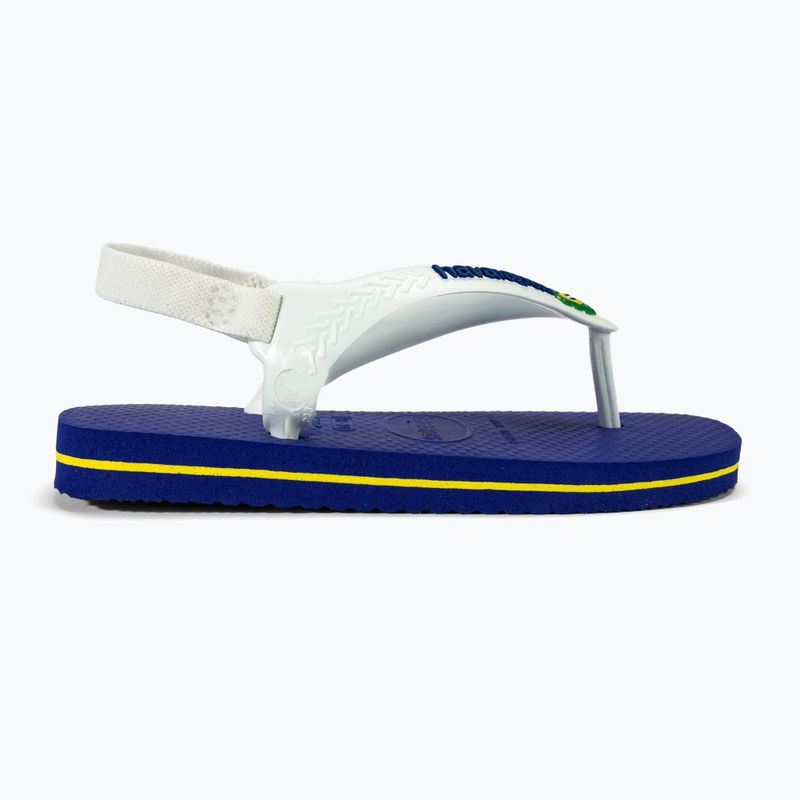 Дитячі сандалі Havaianas Baby Brasil Logo II морський синій 2