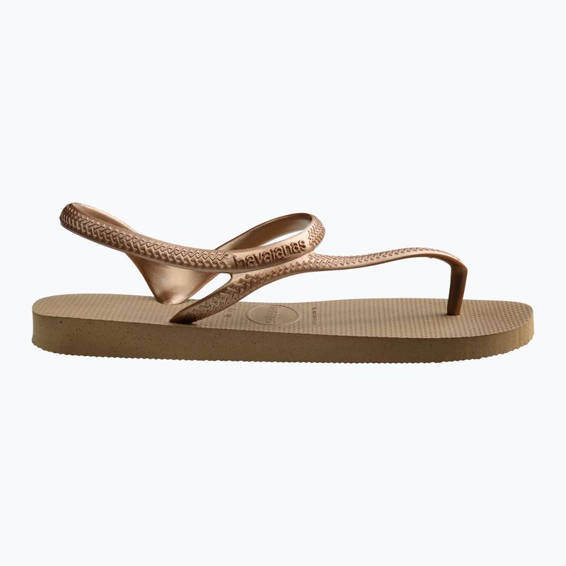 Жіночі босоніжки Havaianas Flash Urban рожеве золото 2
