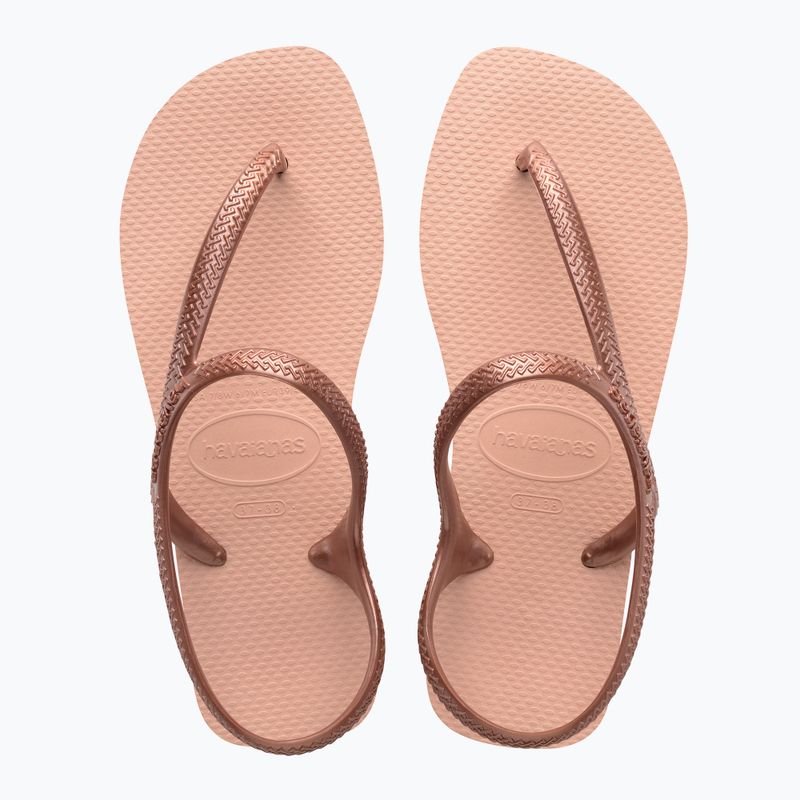 Жіночі балетки Havaianas Flash Urban рожевий / золотисто-рум'яні босоніжки 3