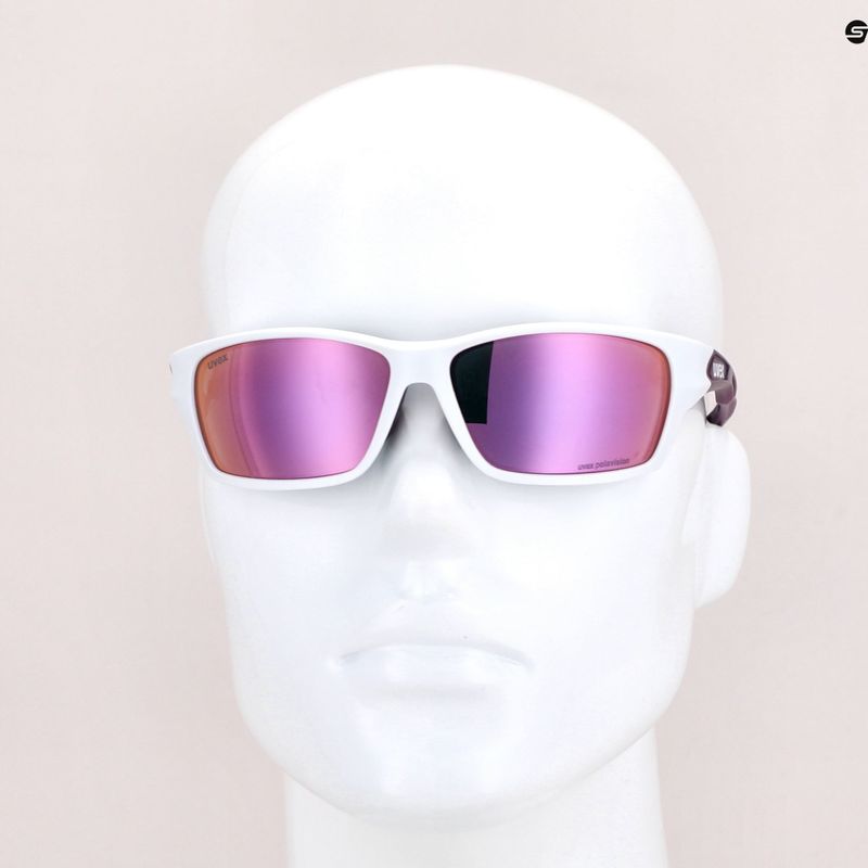 Окуляри велосипедні UVEX Sportstyle 232 P peacock prestige mat/polavision mirror pink S5330028330 11