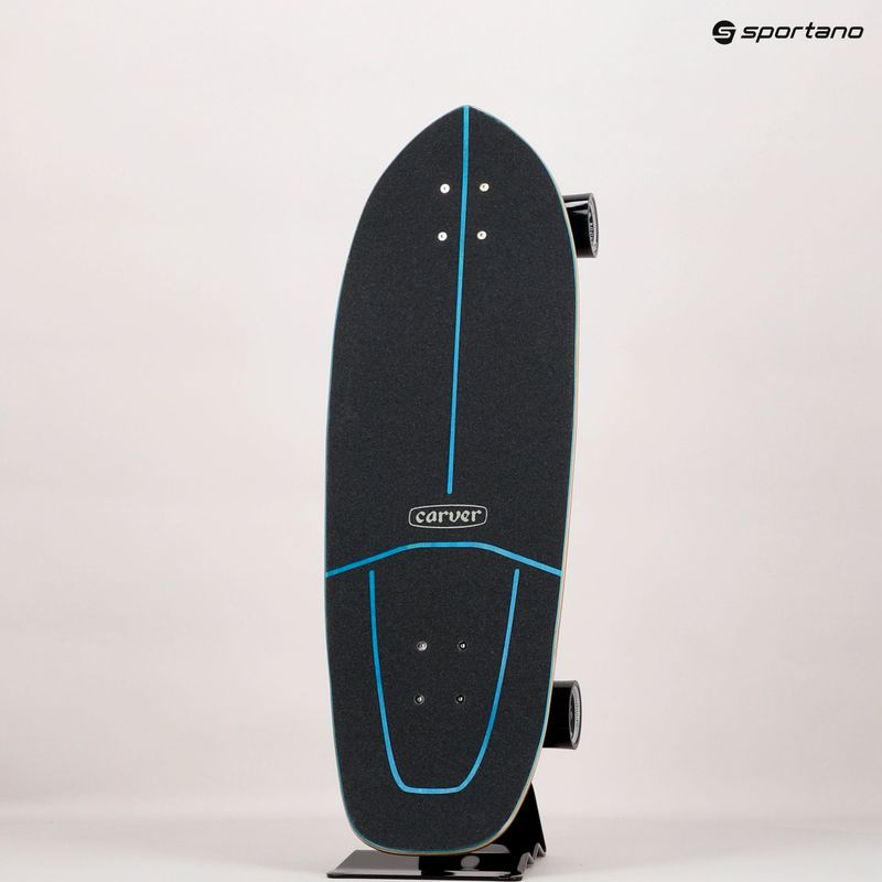 Скейтборд серфскейт Carver C7 Raw 31" JOB Blue Tiger 2022 Complete блакитно-рожевий C1013011140 15