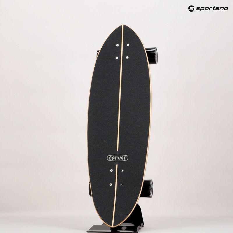 Скейтборд серфскейт Carver C7 Raw 31.75" CI Black Beauty 2019 Complete біло-чорний C1013011020 11