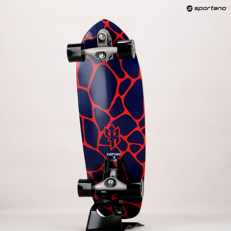 Скейтборд серфскейт Carver C7 Raw 31" Kai Lava 2022 Complete червоно-фіолетовий C1013011142 18