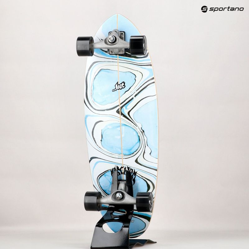 Скейтборд серфскейт Carver Lost CX Raw 32" Quiver Killer 2021 Complete блакитно-білий L1012011107 11