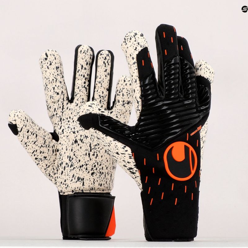 Рукавиці воротарські Uhlsport Speed Contact Supergrip+ Hn чорно-білі 101126101 9