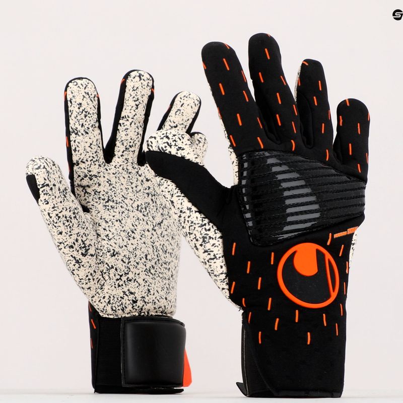 Рукавиці воротарські Uhlsport Speed Contact Supergrip+ Reflex чорно-білі 101125901 9