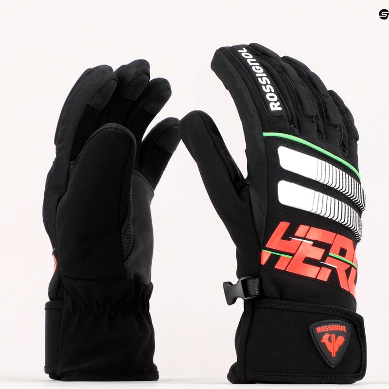 Рукавиці лижні дитячі Rossignol Hero Impr G black 10