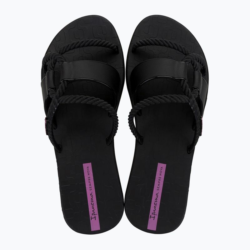 Шльопанці жіночі Ipanema Diversa Slide black/lilac 2