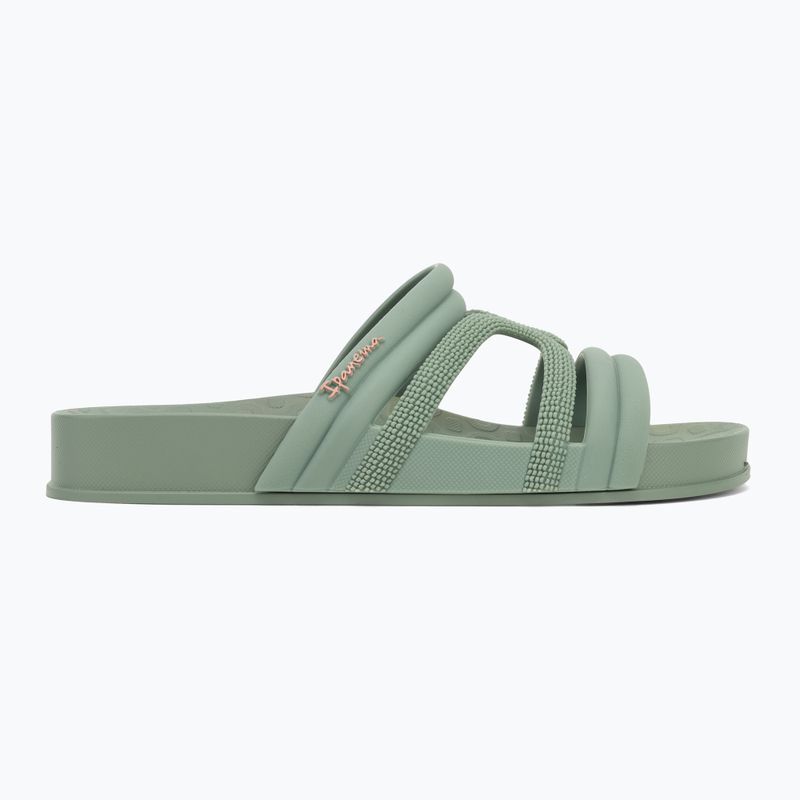 Шльопанці жіночі Ipanema Walk Slide green/green/pink 2