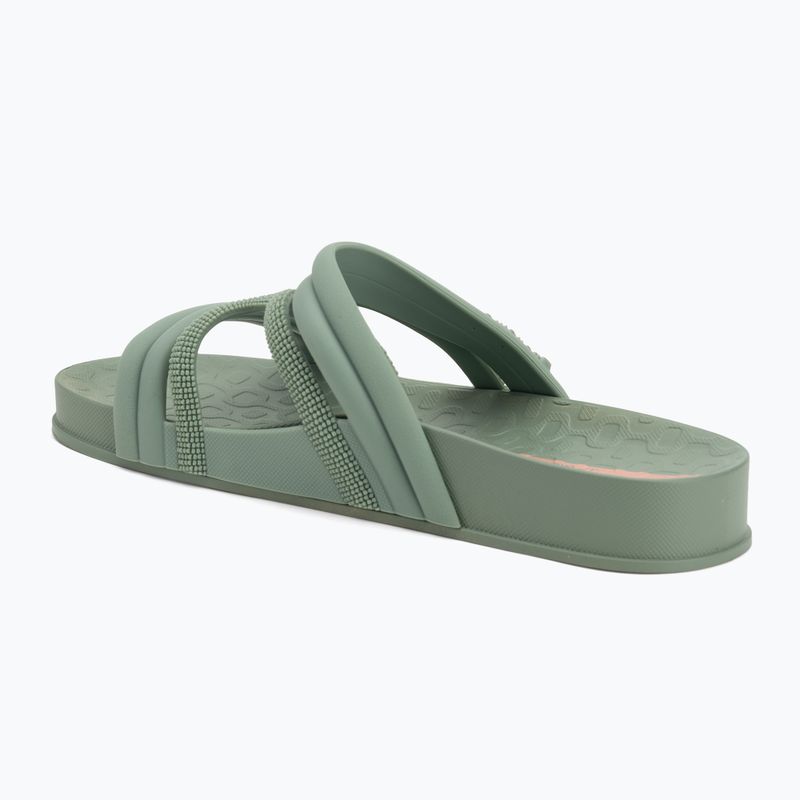 Шльопанці жіночі Ipanema Walk Slide green/green/pink 3