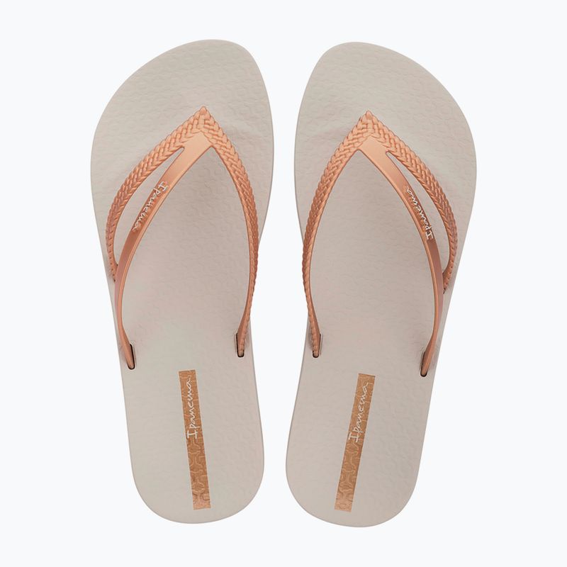 В'єтнамки жіночі Ipanema Bossa Soft V beige/gold 2