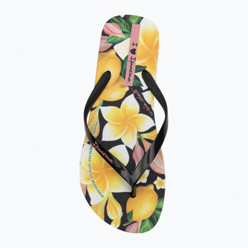 В'єтнамки жіночі Ipanema Arte black/yellow/pink 5