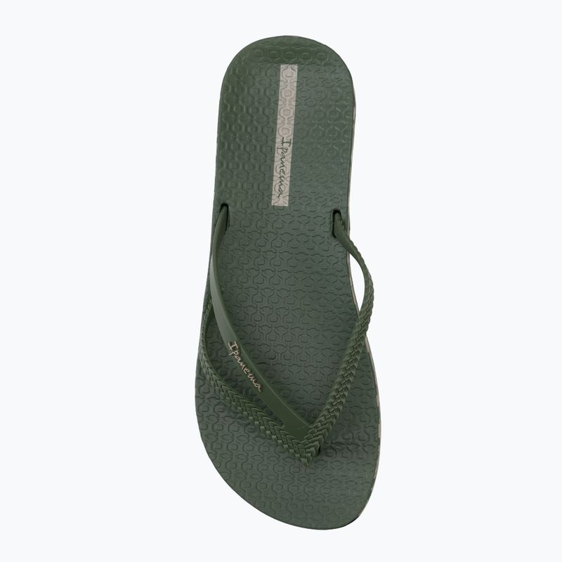 В'єтнамки жіночі Ipanema Bossa Soft V green/gold 5