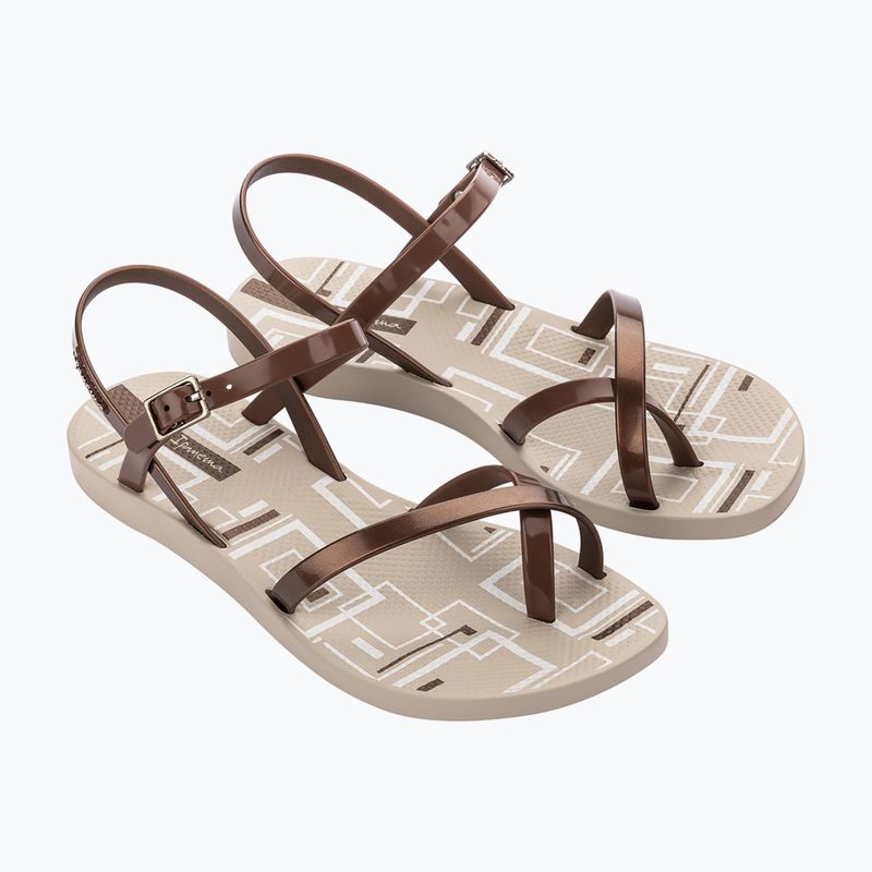 Сандалі жіночі Ipanema Fashion Sand VIII Beige/Metallic Pink 2