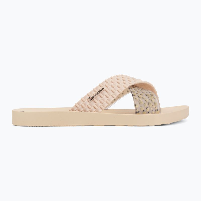 Шльопанці жіночі Ipanema Sense Slide beige/beige/black 2