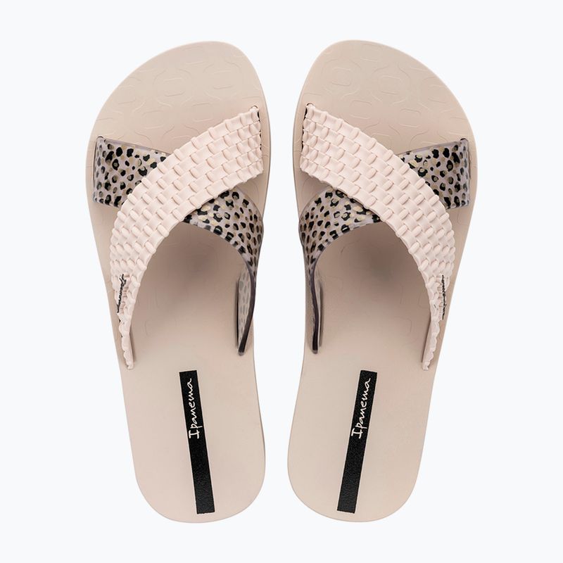 Шльопанці жіночі Ipanema Sense Slide beige/beige/black 3