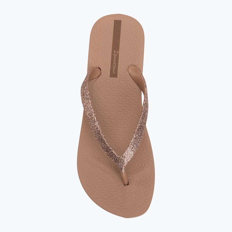 В'єтнамки жіночі Ipanema Mesh Chic Plat brown/glitter 5