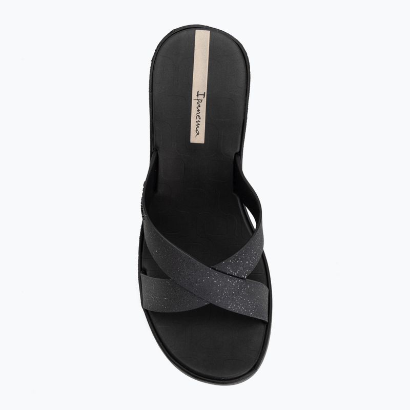 Шльопанці жіночі Ipanema High Fashion II Slide black/glitter/beige 5