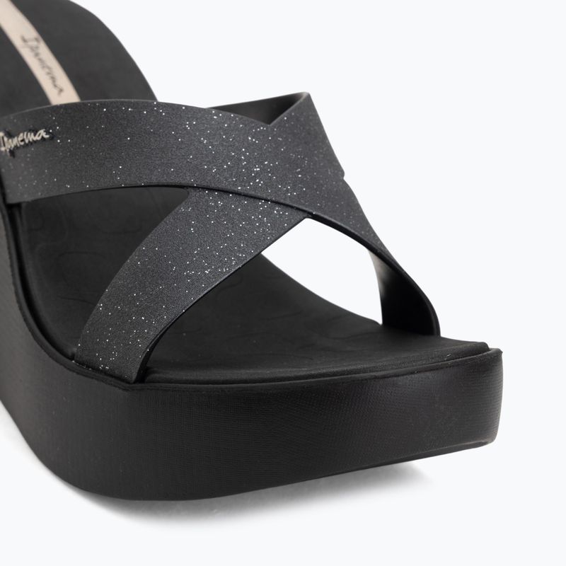 Шльопанці жіночі Ipanema High Fashion II Slide black/glitter/beige 7