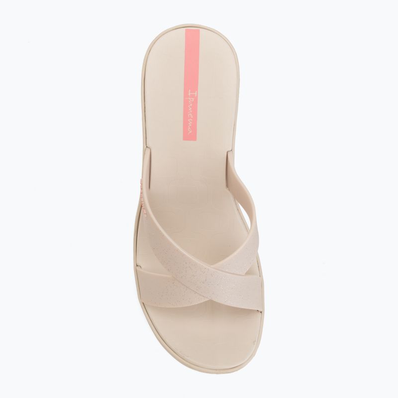 Шльопанці жіночі Ipanema High Fashion II Slide beige/glitter/pink 5